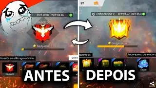 CONSEGUI CHEGAR NA NOVA PATENTE DESAFIANTE NO FREE FIRE 😵👌