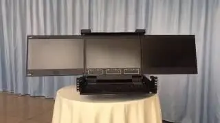 【ANNSO】Triple- screen LCD Console Drawer