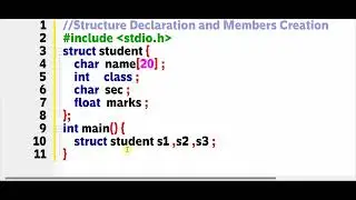 Structure Variables Creation