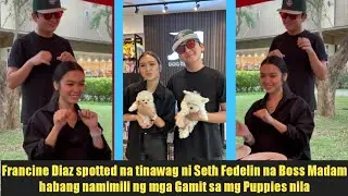 Francine Diaz spotted na tinawag ni Seth Fedelin na Boss Madam sa Pet Shop |franseth new tiktok Vid|