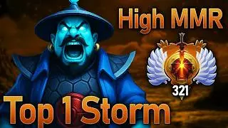 Storm Spirit 7.41b – INSANE High MMR Gameplay (Rank 321)