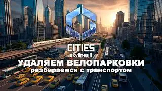 Удаляем крутящих педали| Bridges & Ports DLC | Cities Skylines 2