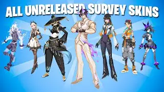 All 210+ Unreleased Survey/Concept Skins (Fortnite Survey Skins)