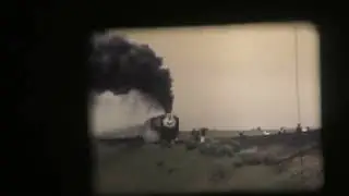 Union Pacific 8444 Steam Locomotive 1970s Utah