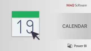 Calendar by MAQ Software - Power BI Visual Introduction