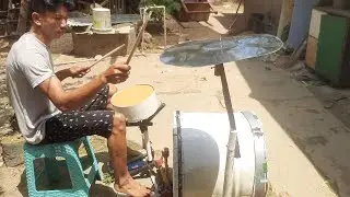 Homemade Drum Set
