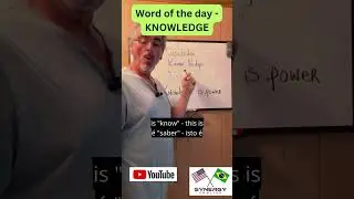 Word of the day - KNOWLEDGE