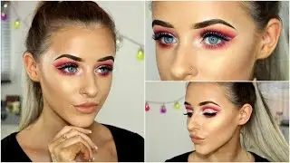Chatty GRWM: Pink Glitter Cut Crease!