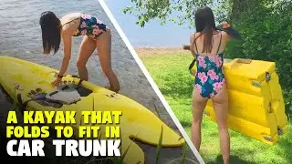 This Folding Kayak Doesn't Need Any Extra Space To Store!