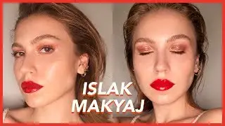 SADECE KREM ÜRÜNLERLE YAZ MAKYAJI | ISLAK GÖRÜNÜMLÜ & PARLAK ✨
