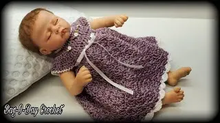 Easy Crochet baby dress | Bag O Day Free Crochet Tutorial 