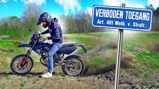 CROSSEN op VERLATEN CROSSBAAN!