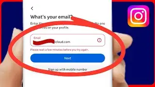 FIXED ✅: Please Wait a Few Minutes Before You Try Again Instagram | Instagram Login Error