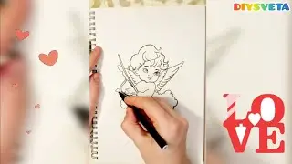 14 февраля. Рисунки ко Дню Святого Валентина. 