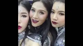Gorgeous Thai transgender event showgirl at event (English subtitle)