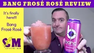 NEW Bang Frosé Rosé Energy Drink Product Review! Bang Energy Drink