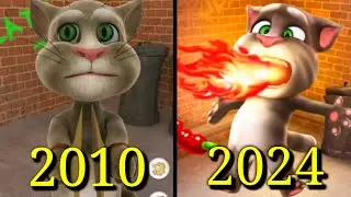 Evolution of Talking Tom Games 2010-2024