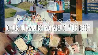ABRINDO TODOS OS PRESENTES DO CHÁ DO MICKAEL | Participação especial dos meus sobrinhos 🤍