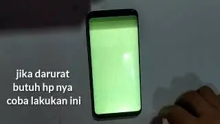 s8 layar hijau dan beku saat di sentuh