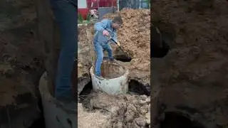 Видео от нашего друга Мощнейший плывун в Масюгино По итогу колодец 9 колец
