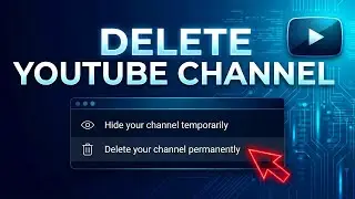 How To Delete Your YouTube Channel Permanently/Delete YouTube Channel @stechsidebangla