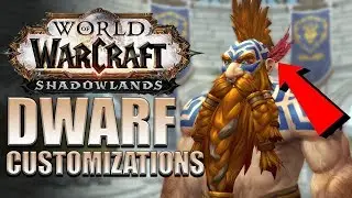 NEW Dwarf Customization Options | Shadowlands Alpha