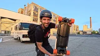 MEEPO Edge Electric Skateboard Review / PHILLY Ride - NNKH