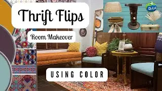 Boho Room Makeover: Thrifted Treasures & Color
