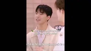 Hoshi already has white hair 😂🐯 #seventeen #dino #hoshi #kpop #svt #carat #foryou