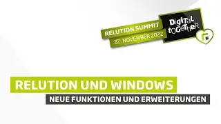 Relution Summit 2022 – Relution und Windows