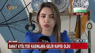 Sanat Atölyesi Kadınlara Gelir Kapısı Oldu