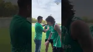 La visita de Sergio León a las puertas del duelo copero ante el Atlético Palma del Río 👏💚