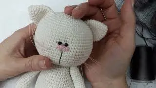 Мой шапочный бум. Связала кошку.#вязание