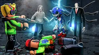 CAN WE SURVIVE THE KILLERS IN AREA 51?! (ROBLOX)