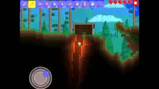 Terraria-iPad: Пойдём побьём слизней! Летс Плей Серия 1