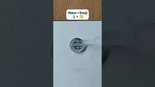 💧 +  😁  #easy  #fun  #satisfying  #art  #shorts