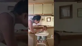 Baby Boy Trying His 1st Solids! #shorts #shorts2024