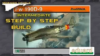 Fw 190 D-9 by Eduard : 1/48 Scale : Intermediate Step By Step Video Build : Episode.1
