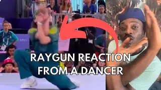 RAYGUN reaction by a DANCER! Australian Breakdancer breaking the internet