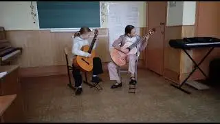 Александрова Катя и  Айрих Наташа. В.Калинин "Маленький испанец"