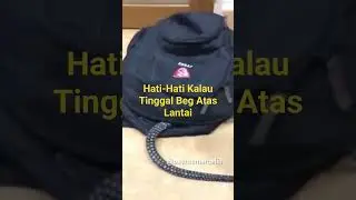 Jangan Biarkan Beg Terbuka Atas Lantai Luar Rumah