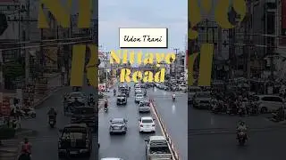 Nittayo Road Traffic Udon Thani | อุดรธานี #thaitravelfriends #udonthani #NittayoRoad