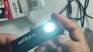 Ultralekka i wytrzymała aluminiowa lampa robocza LED COB Wiha 45701