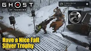 Ghost of Tsushima - Have a Nice Fall Trophy Guide (Kill an enemy by knocking off a ledge.)