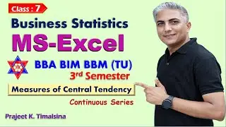 Tendency for Continuous Series: AM, Md, Mo, Quartile, Decile and Percentile