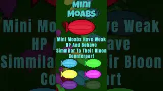 Bloons Fangame Mini Moab Data || Mando37Dev #gamedev #gamedevstudio #bloons #bloonstd #fangame #btd