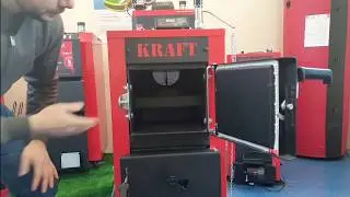 Огляд твердопаливного котла Kraft серії К/Обзор твердотопливного котла Kraft серии К