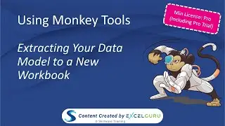 Using Monkey Tools - Extract Your Data Model to a New Workbook!