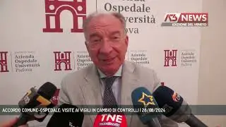 ACCORDO COMUNE-OSPEDALE: VISITE AI VIGILI IN CAMBIO DI CONTROLLI | 28/08/2024