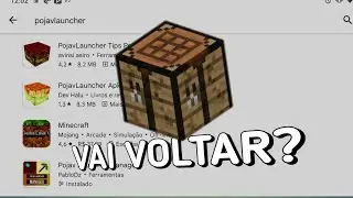 🎉POJAV LAUNCHER vai VOLTAR pra PLAY STORE?